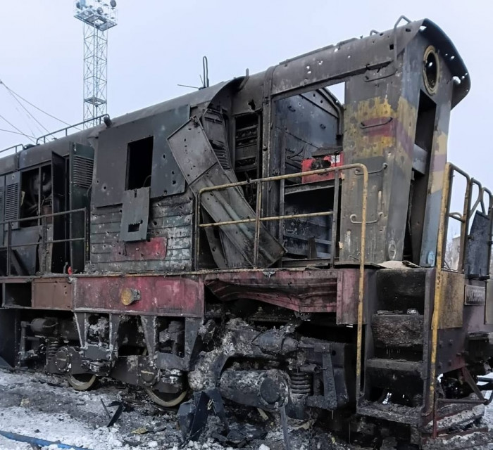 Армія рф вночі масовано била безпілотниками по залізничній інфраструктурі Сумської області (фото)