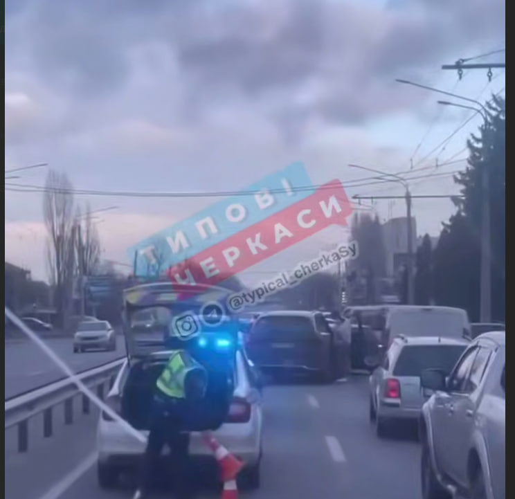 Потрійна ДТП сталося у Черкасах