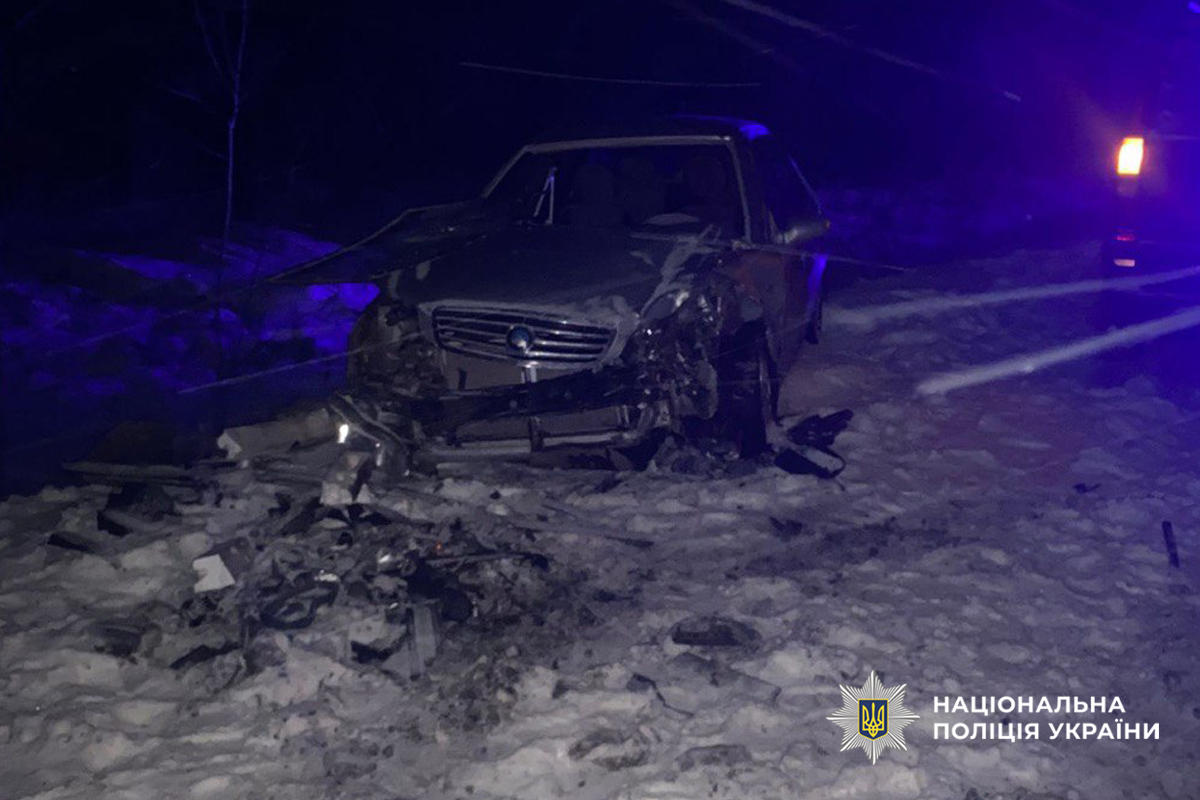 На Черкащині сталася ДТП через втрату керування (ФОТО)