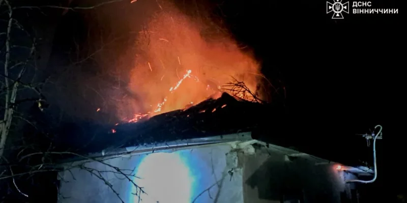 Горіли житлові будинки, прибудови та господарські споруди на Вінниччині