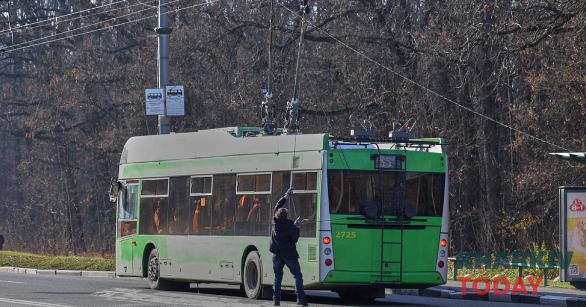 У Харкові до вечора не ходять кілька маршрутів тролейбусів