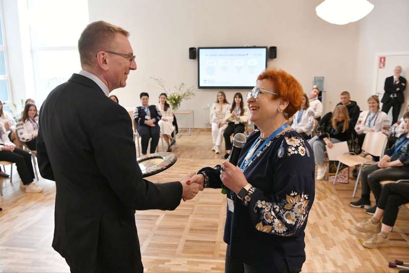 Софія Кучерук подякувала президенту Латвії за підтримку (відео)