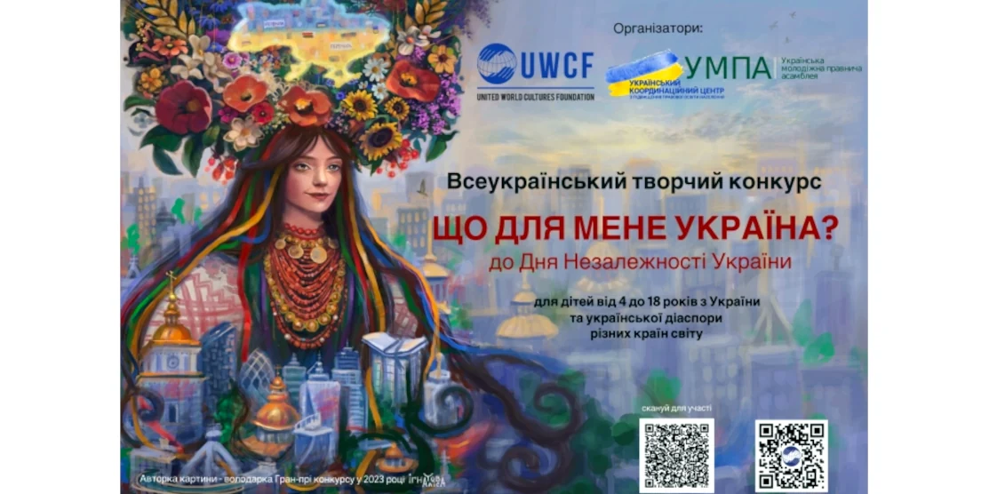 Дітей та молодь Рівненщини запрошують взяти участь у конкурсі «Що для мене Україна?”