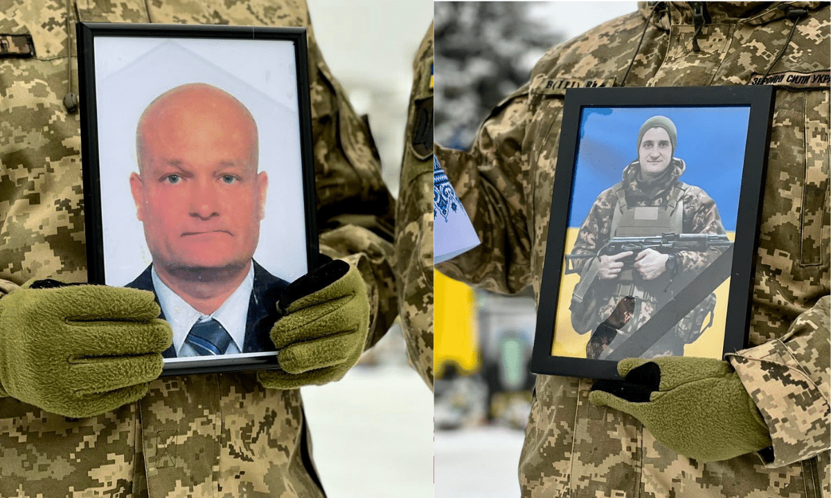 У Рівному попрощалися із Захисниками України Ігорем Германом та Павлом Вахнюком