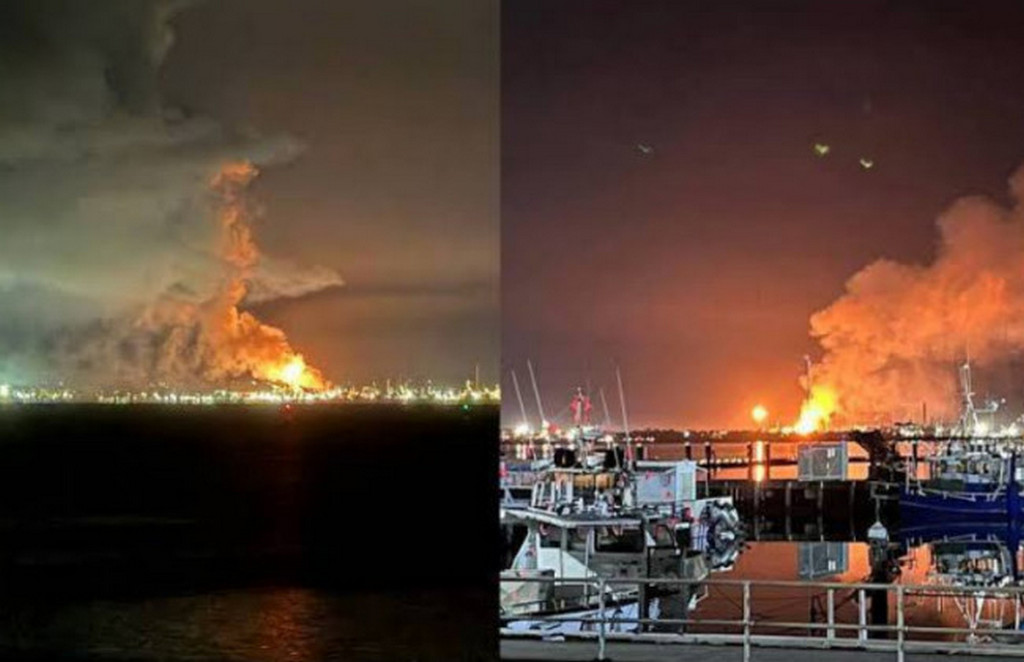 У Малайзії масштабна пожежа знищила сотні будинків у плавучому селі (ФОТО)