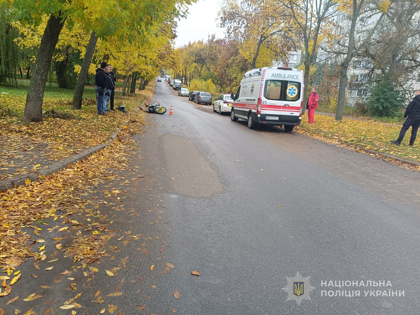 У Сумах жінка потрапила під колеса мотоцикла