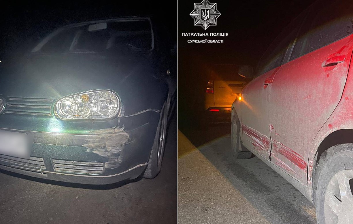 Ввечері в Сумах зіткнулися дві автівки