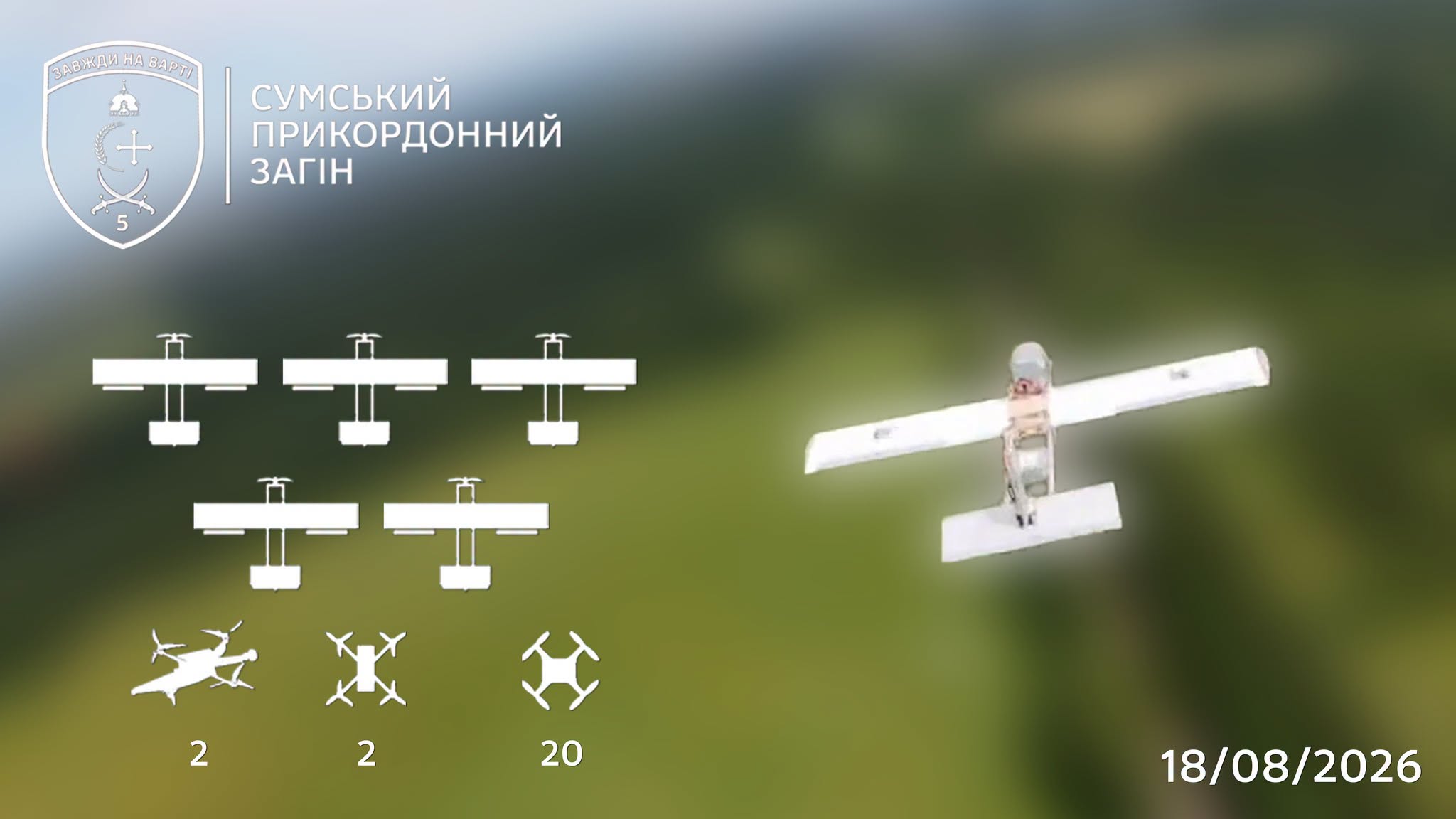 На Сумщині прикордонники знищили 29 ворожих безпілотників за добу