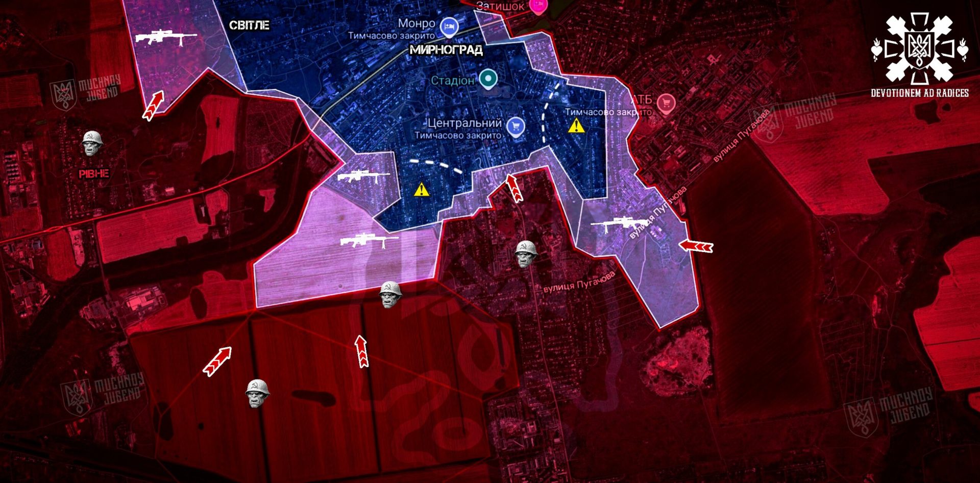 росіяни затискають Мирноград у кліщі — є загроза для Дніпропетровщини
