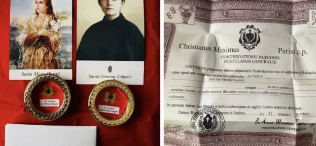 Священник з Тернопільщини отримав у дар мощі двох католицьких святих