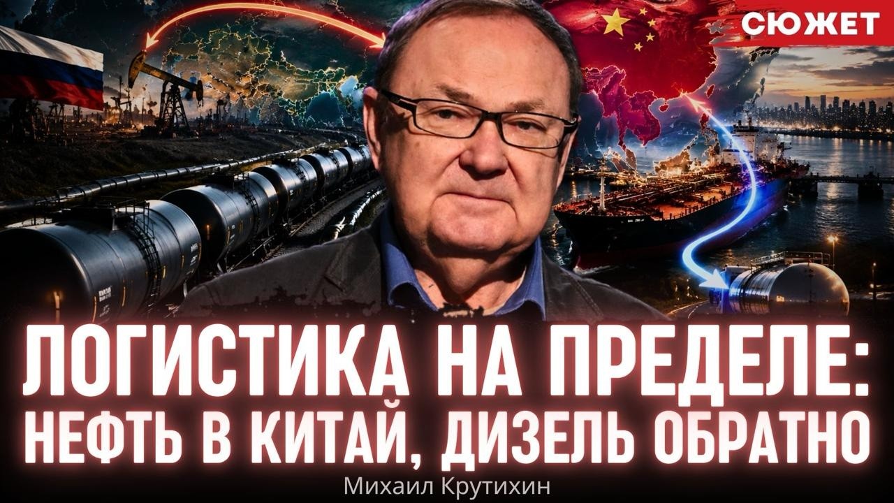 Нефть в Китай, дизель обратно: Крутихин о том, как топливная логистика России дошла до абсурда