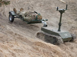 Українські розробники створили бойовий колісний дрон CRAB