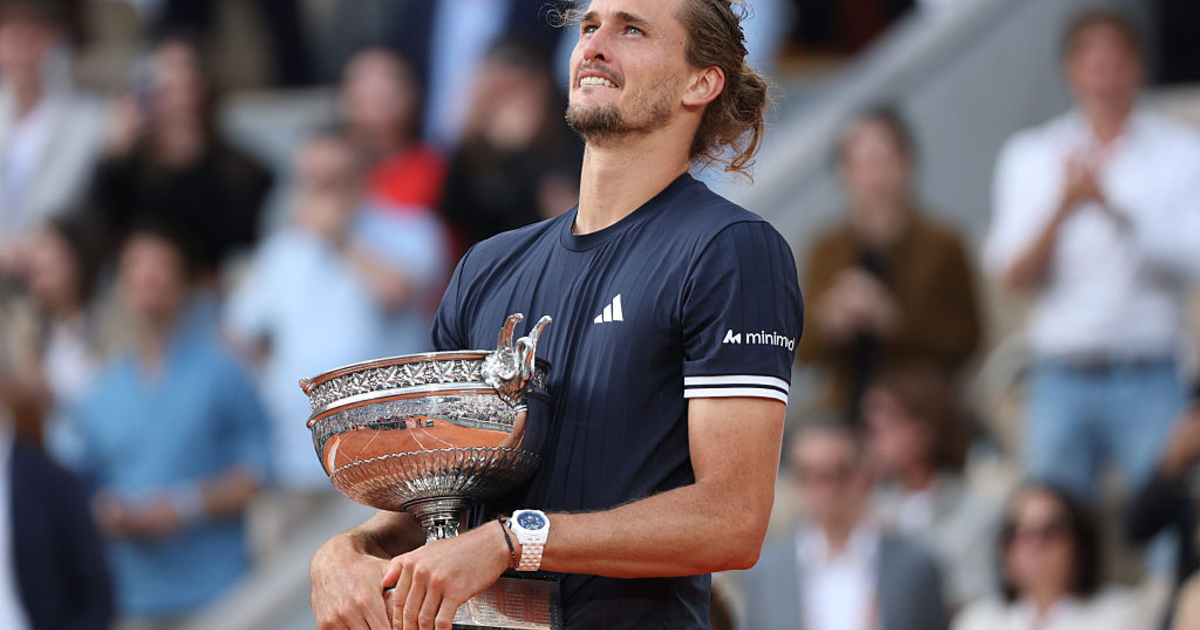 Зверев впервые в карьере выиграл Ролан Гаррос