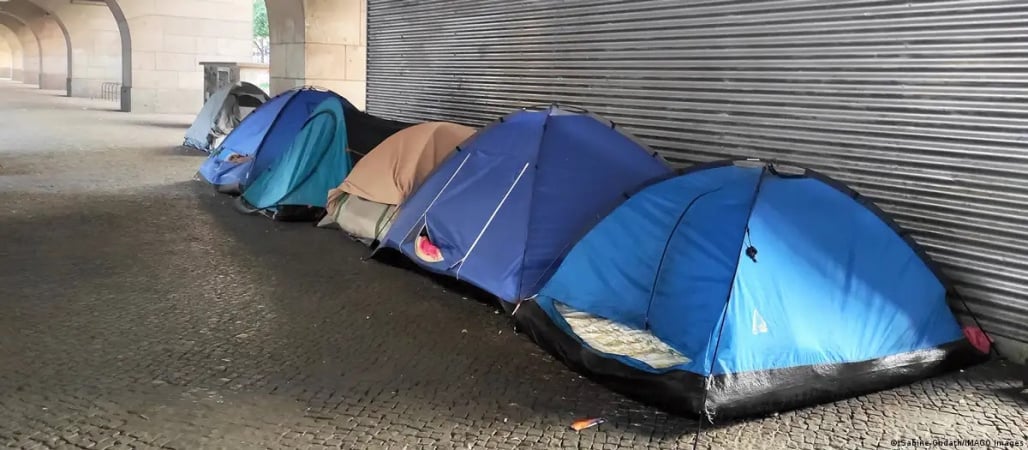 В Германии количество людей без жилья превысило миллион