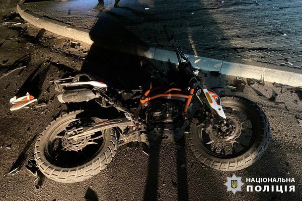 У ДТП в Умані постраждав 17-річний водій мотоциклу