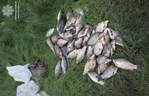 Патрульні зафіксували незаконний вилов риби на Кременчуцькому водосховищі