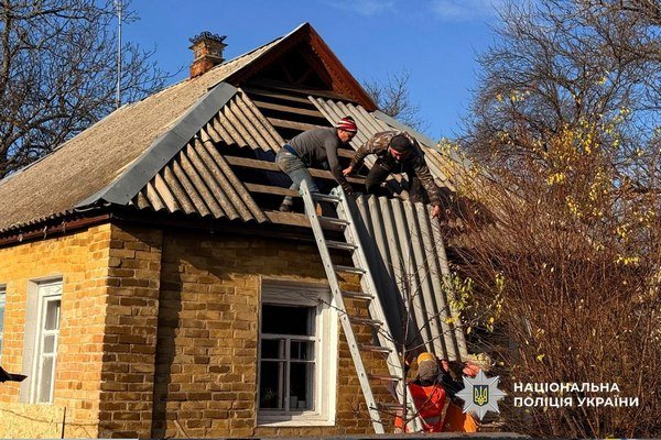 До поліції звернулось 26 черкащан щодо пошкодження майна унаслідок атаки рф