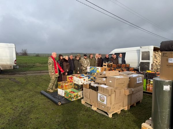 Араік Мкртчян та його команда відвезли допомогу черкаській бригаді