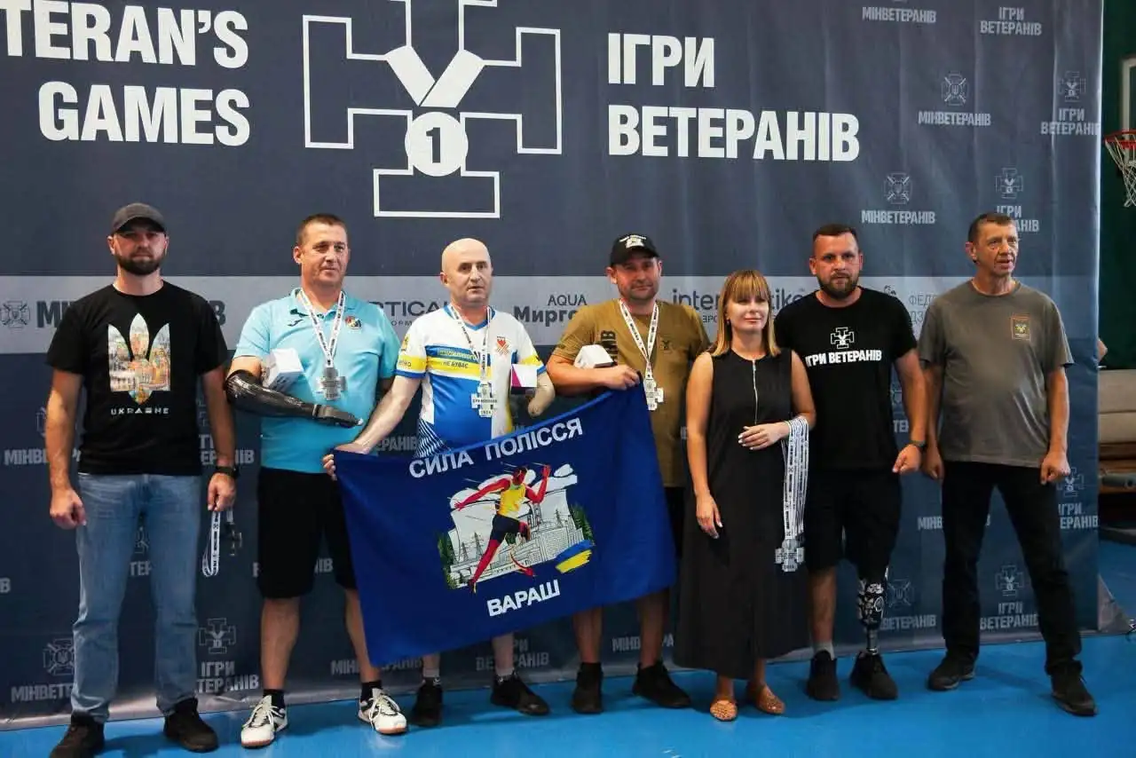 Черкаські ветерани виступили на відбірковому етапі “Ігор Ветеранів” з настільного тенісу