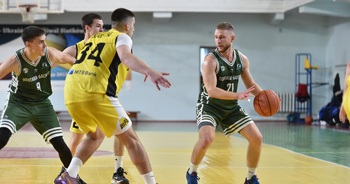 Перша ліга: баскетбольна «Полтава» перемогла одеську «БІПу-2» і вийшла до півфіналу