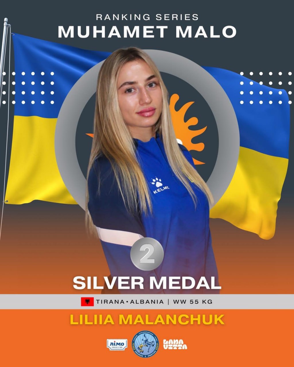 Білоцерківська спортсменка Лілія Маланчук — срібна призерка престижного турніру в Албанії