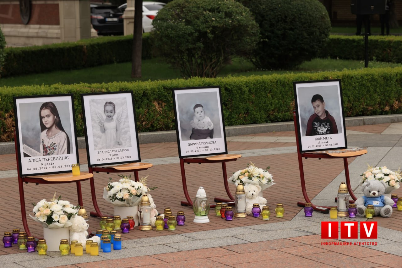 В Ірпінській громаді згадують дітей, яких убила росія (ФОТО)
