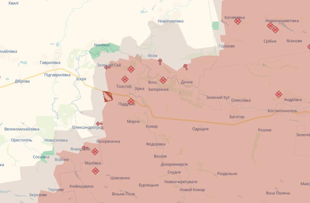 Россияне продвинулись в Донецкой области