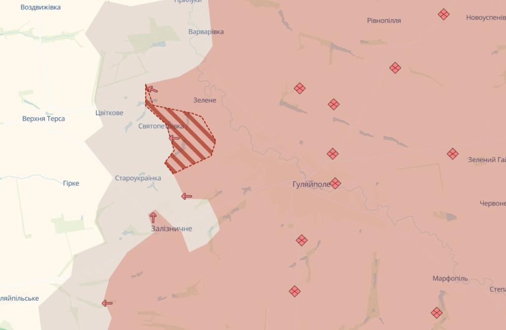 Российские войска продвинулись в Запорожской области