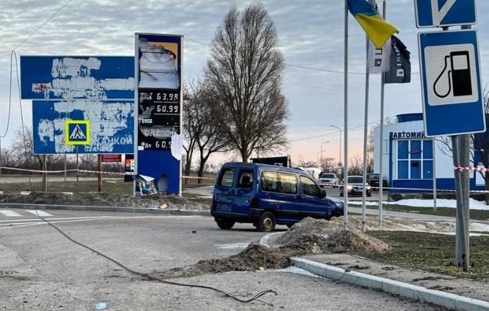 У Запоріжжі збили російський дрон: Він впав на проспекті Преображенського