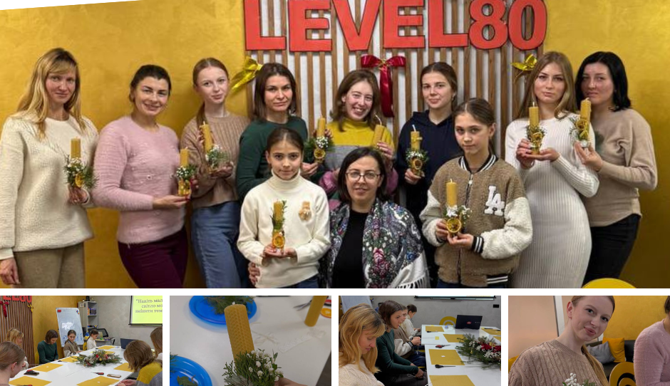 У Вінниці відбувся майстер-клас із виготовлення свічок із вощини