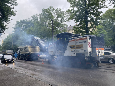 У Франківську розпочали ремонт вулиці Чорновола