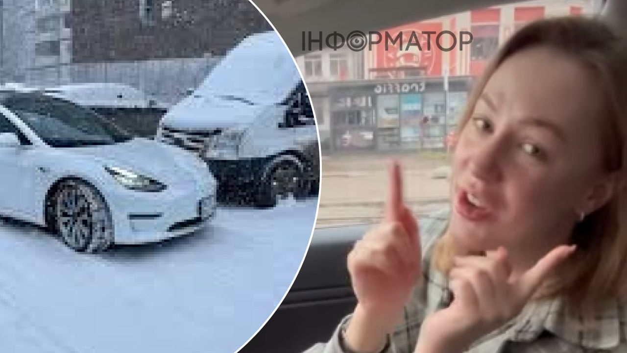 Співай, танцюй: депутатку Київради упіймали за кермом незадекларованої електрички Tesla