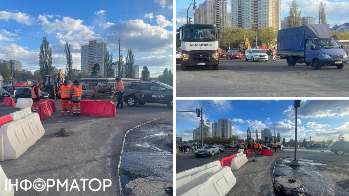 Рух авто й трамваїв шляхопроводом біля метро Чернігівська от-от закриють: роботи вже почалися