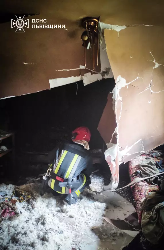 У селі на Львівщині під час пожежі у приватному будинку трагічно загинув його власник