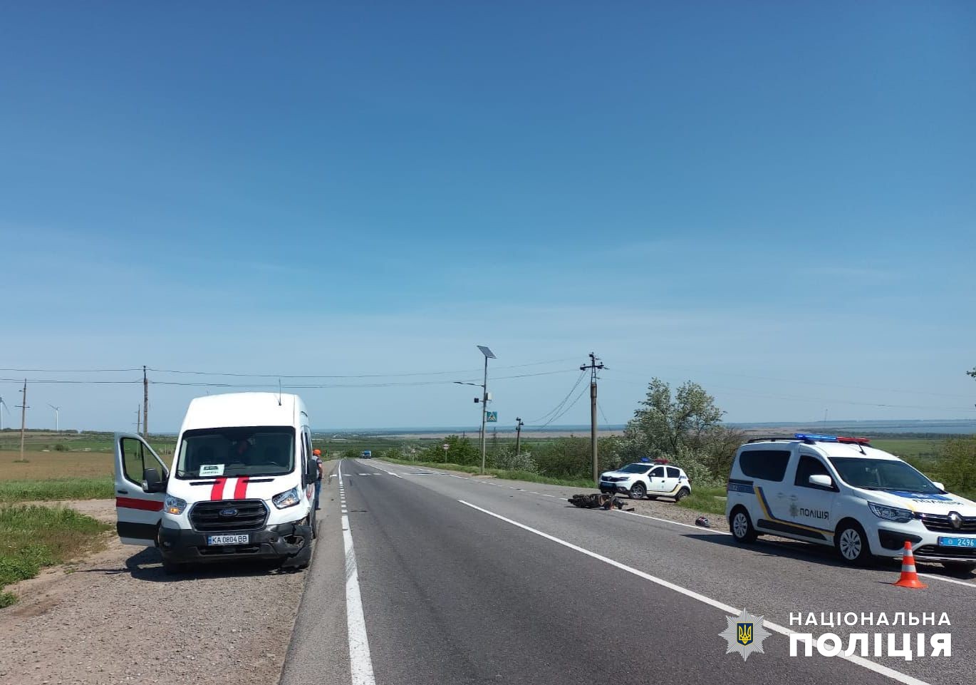 На Одещині необачний водій мопеду спровокував ДТП, в якій сам і постраждав