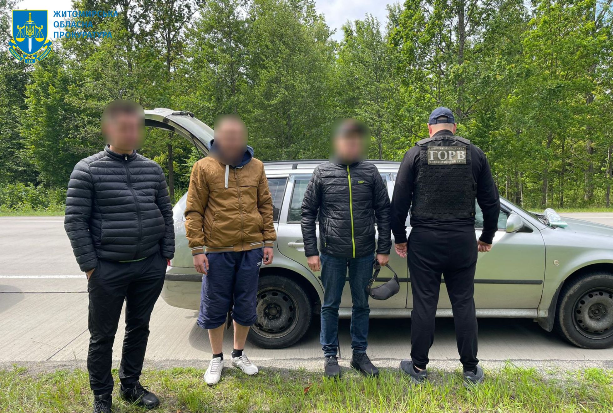 На Житомирщині троє киян отримали підозру у переправленні ухилянтів через кордон, - прокуратура