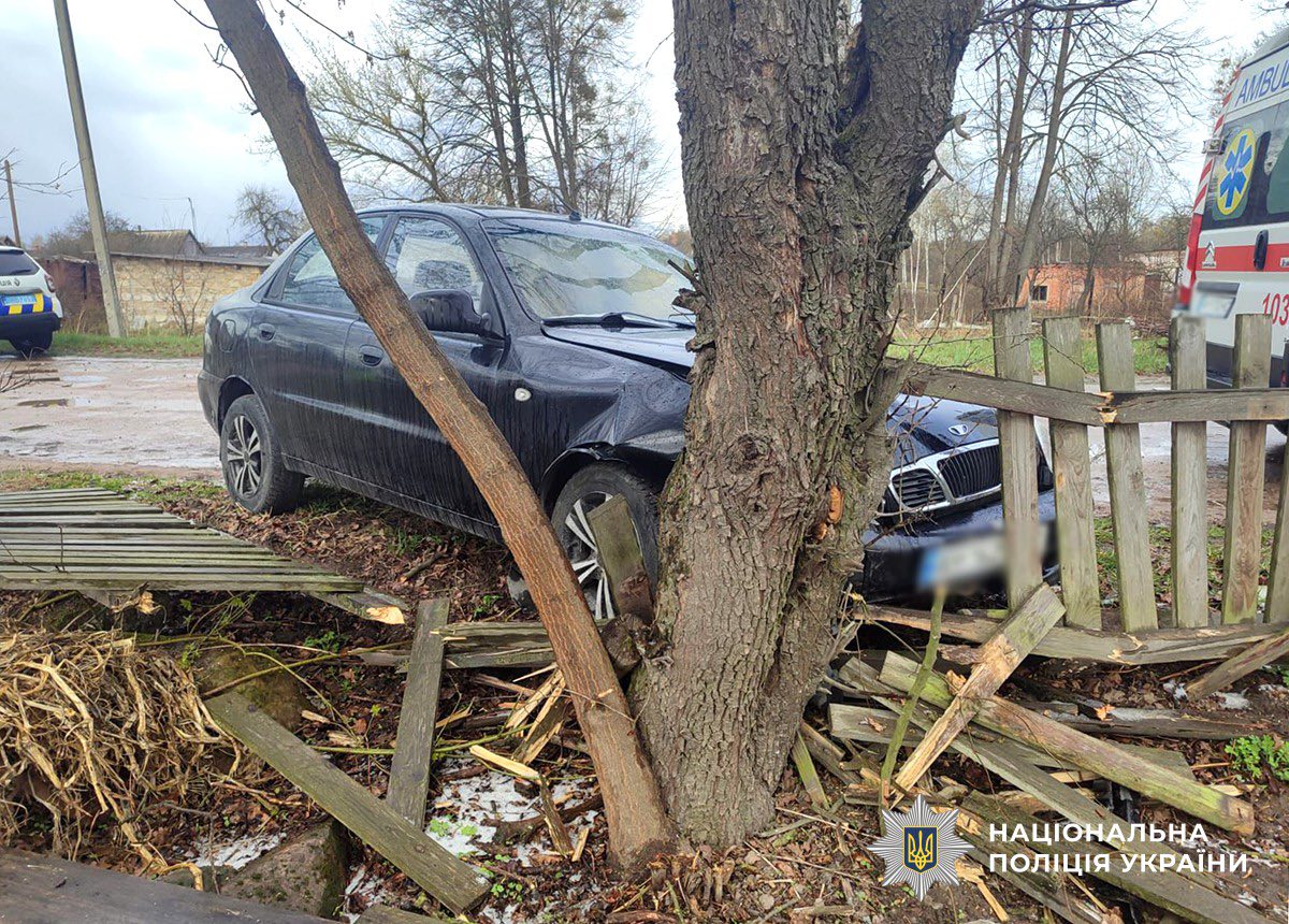 На Житомирщині легковик втратив кермування та врізався у перешкоду, водій не вижив. ФОТО