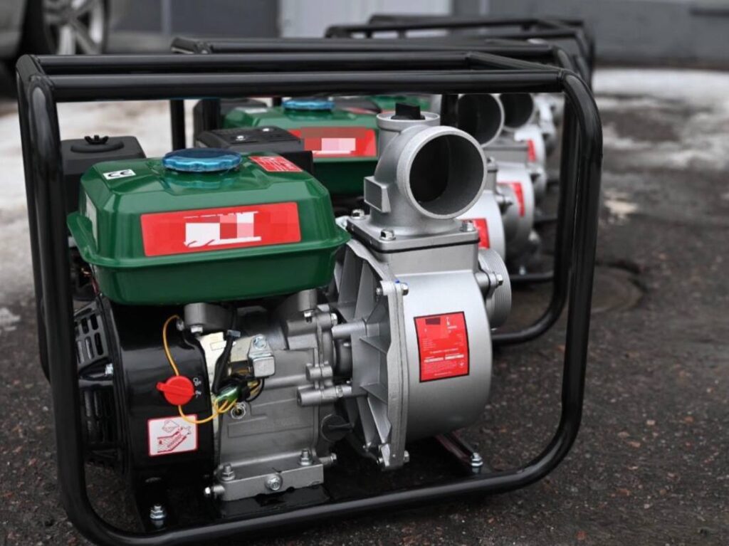 Полтавська громада отримала п’ять нових мотопомп для ліквідації підтоплень