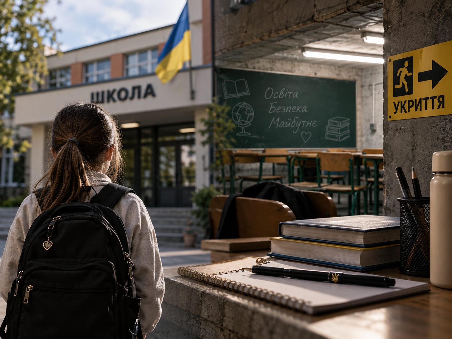 Лише 42% укриттів готові до проведення уроків під час тривог: що важливо батькам при виборі школи