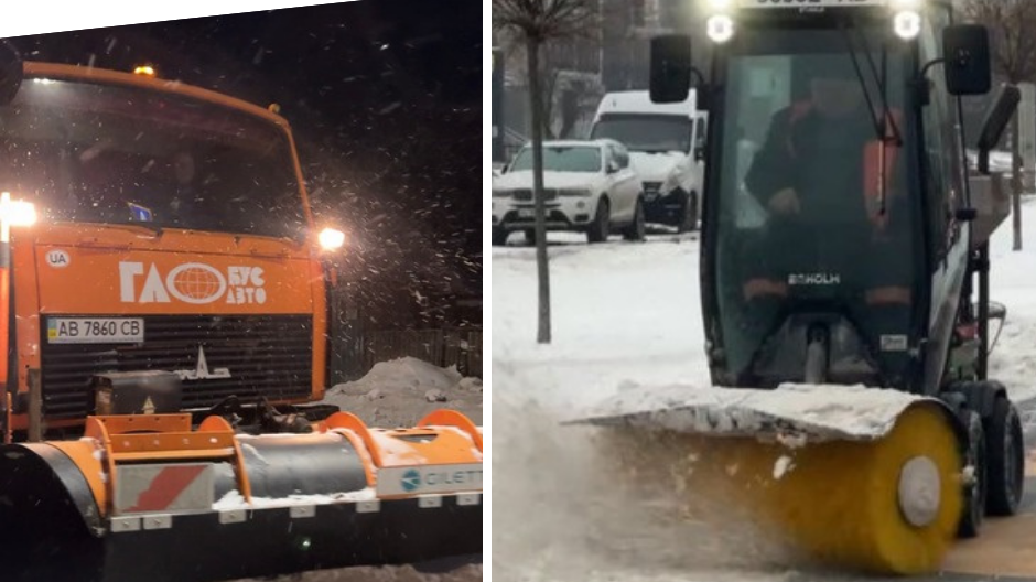 Протягом ночі спецтехніка забезпечувала розчищення території громади від снігу