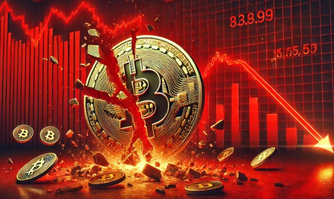 Біткоїн обвалився нижче $99500: масові ліквідації, ринок панікує після ударів США по Ірану