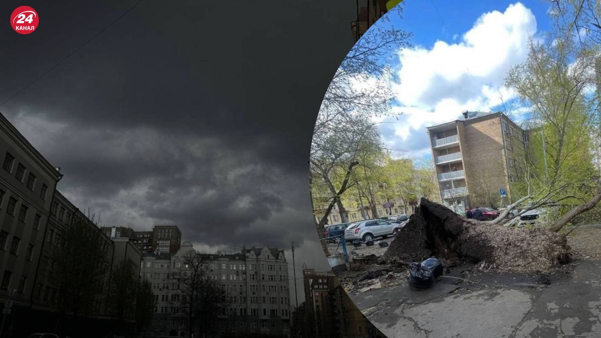Природа продолжает развлекаться: на Москву обрушился мощный ураган