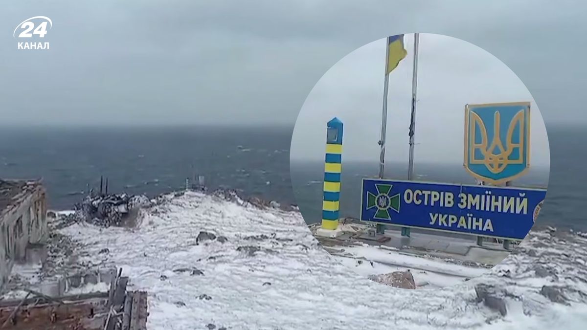 Там родилась легендарная фраза: видео, как выглядит сейчас зимний остров Змеиный