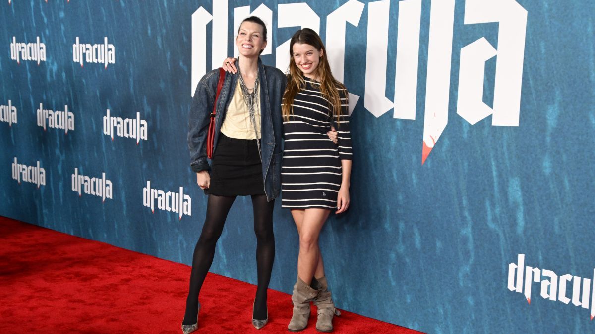 В образах в стиле 2010-х: уроженка Киева Милла Йовович вышла в свет с 18-летней дочерью