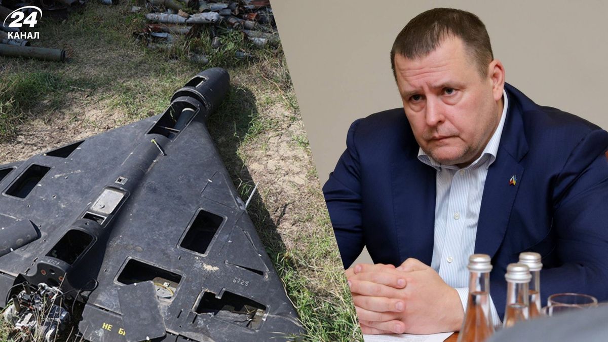 В Днепре сбитый "Шахед" упал в нескольких метрах от дома мэра Филатова