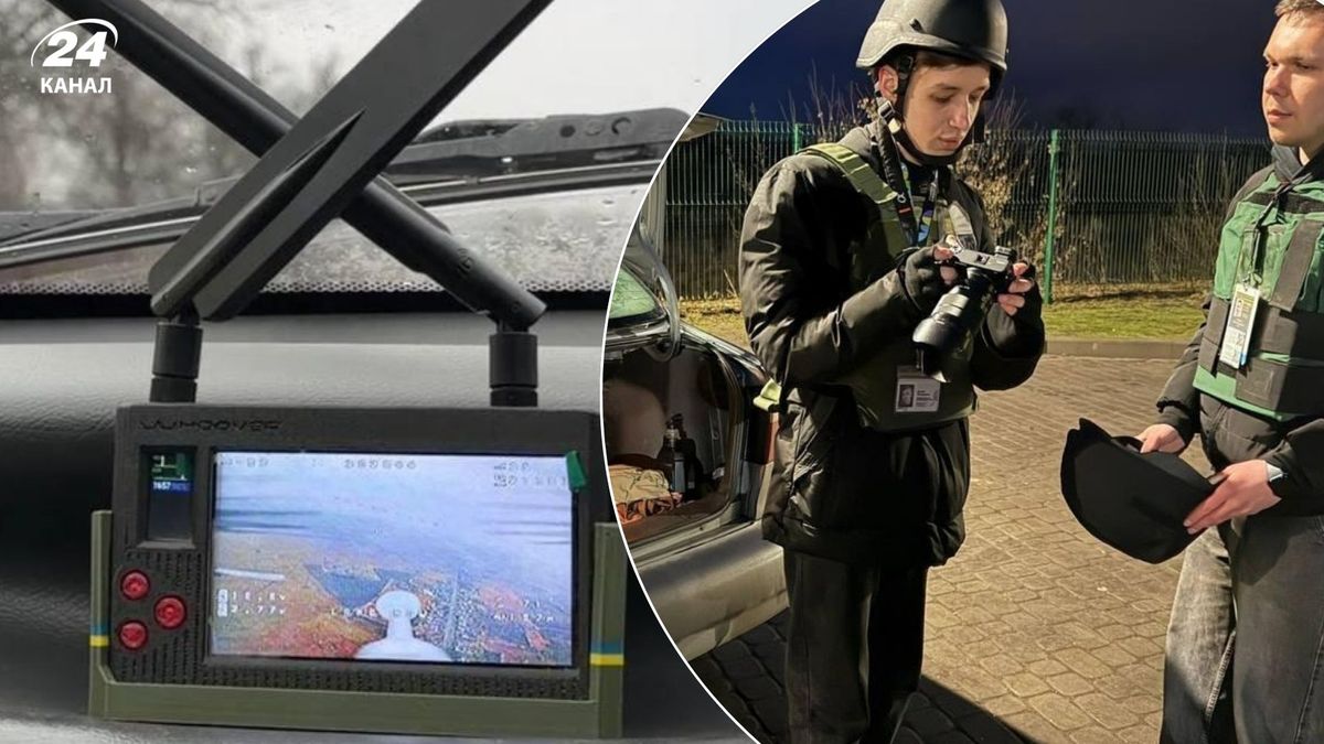 Охотился на съемочную группу: украинские журналисты избежали атаки FPV благодаря детектору дронов