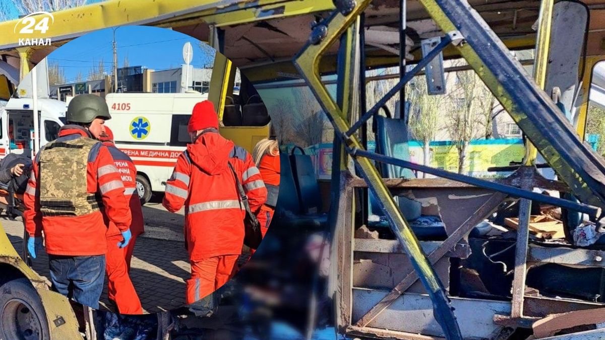Россия ударила по автобусу в центре Никополя: есть погибшие и раненые