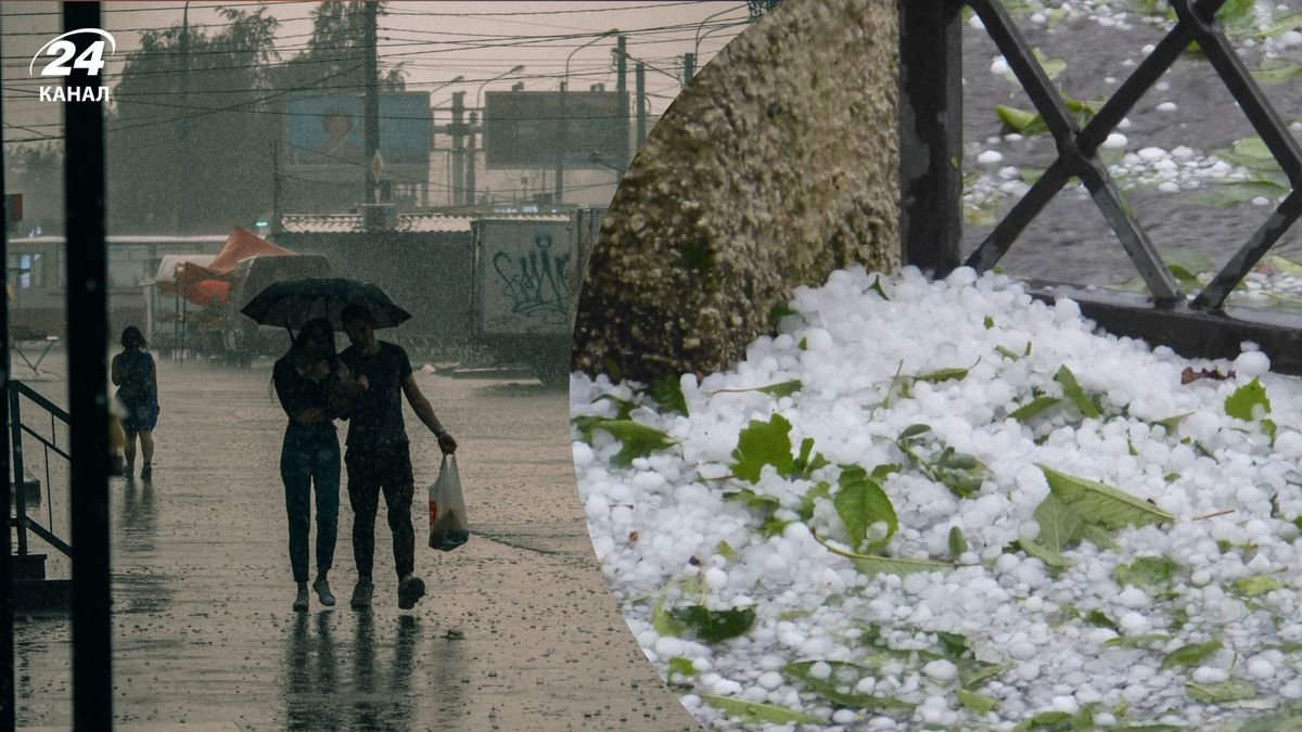 Апрельская непогода не отступает: Киев засыпало градом