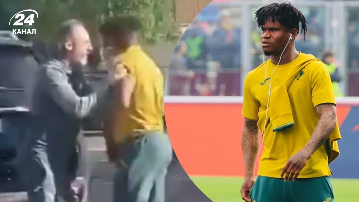 Орбан подрался с футбольным фанатом на парковке: видео скандального поступка