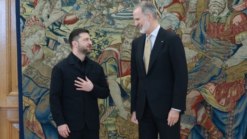 Король Испании Фелипе VI встретился с Зеленским